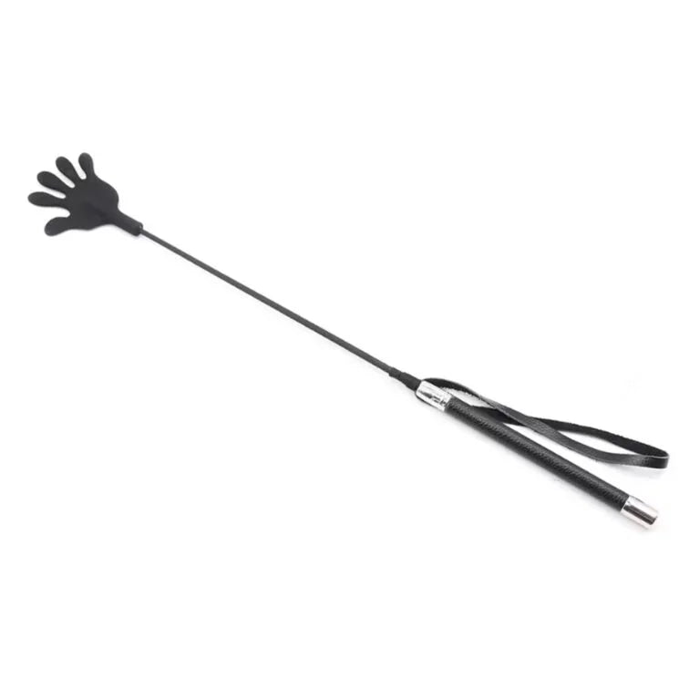 Fusta de goma en forma de mano