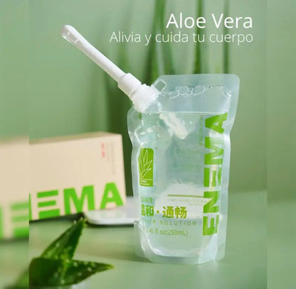 Enema Ducha Anal Portátil Aloe Vera  250ml