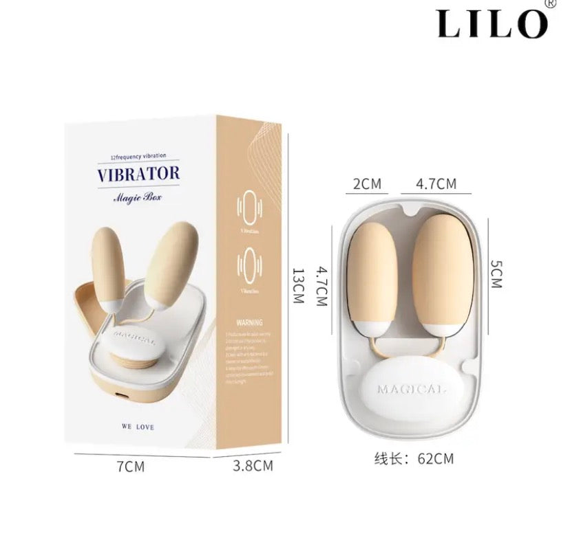 Huevos Vibradores con caja magnética