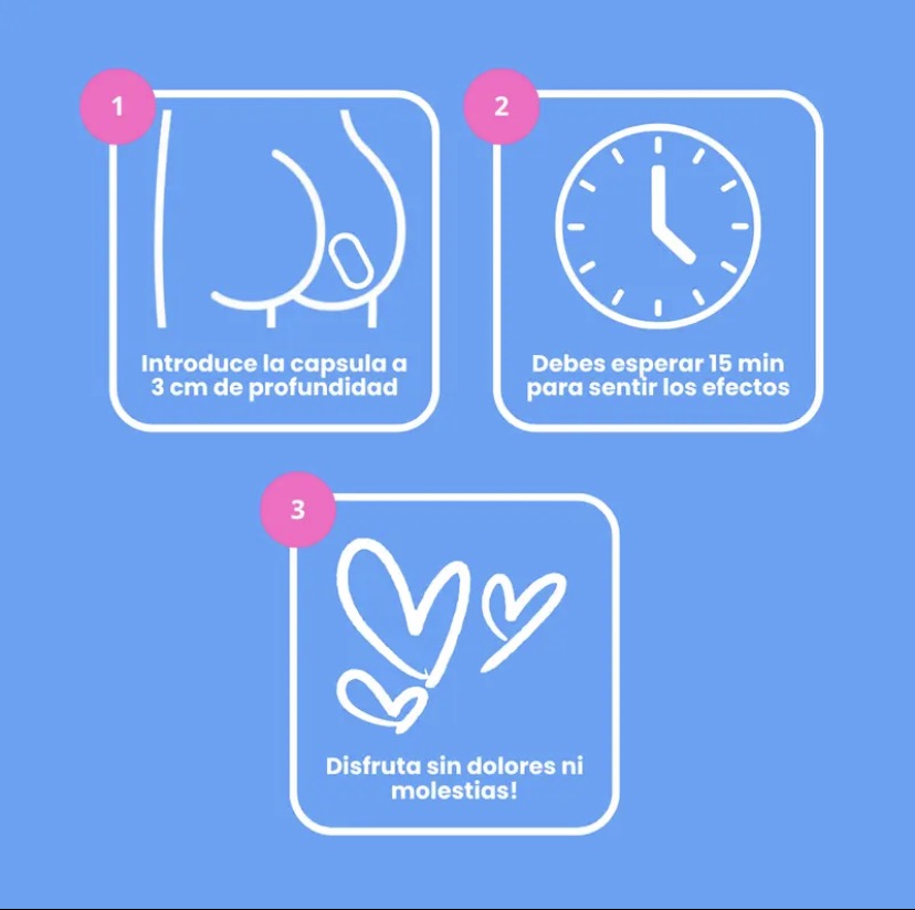 Cápsulas Anales efecto frío