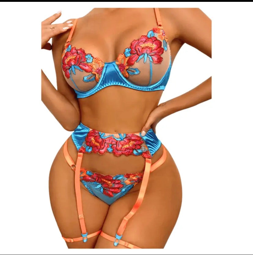 Conjunto Encaje talla XL