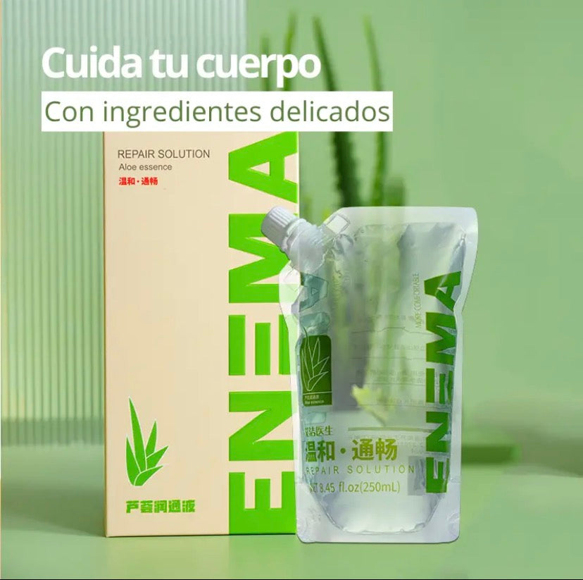 Enema Ducha Anal Portátil Aloe Vera  250ml