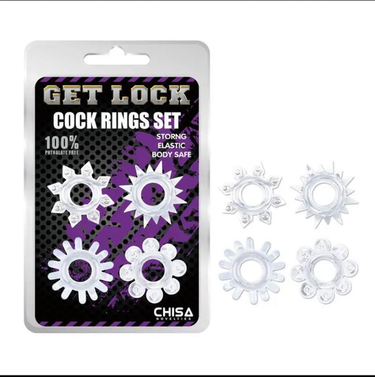 Kit 4 Anillos para Pene